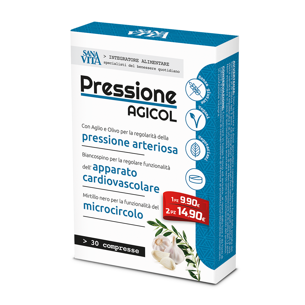 Sanavita Pressione Agicol 30 Compresse