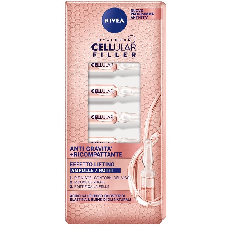 Nivea Hyaluron Cellular Filler Anti-GravitÀ 7 Ampolle