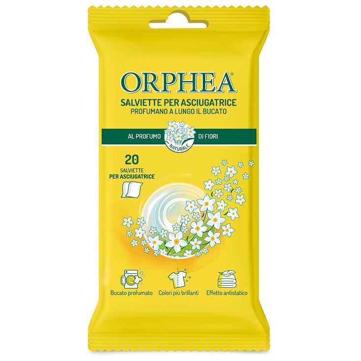 Orphea 20 Salviette Per Asciugatrice Al Profumo Di Fiori