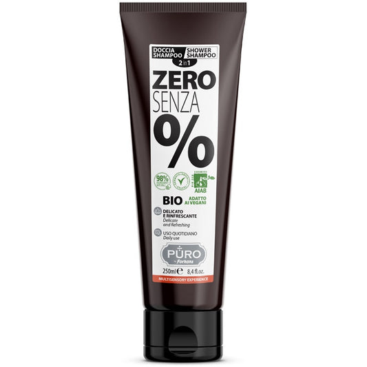 Forhans Puro Doccia Shampoo Delicato/Rinfrescante Zero Senza % 250ml