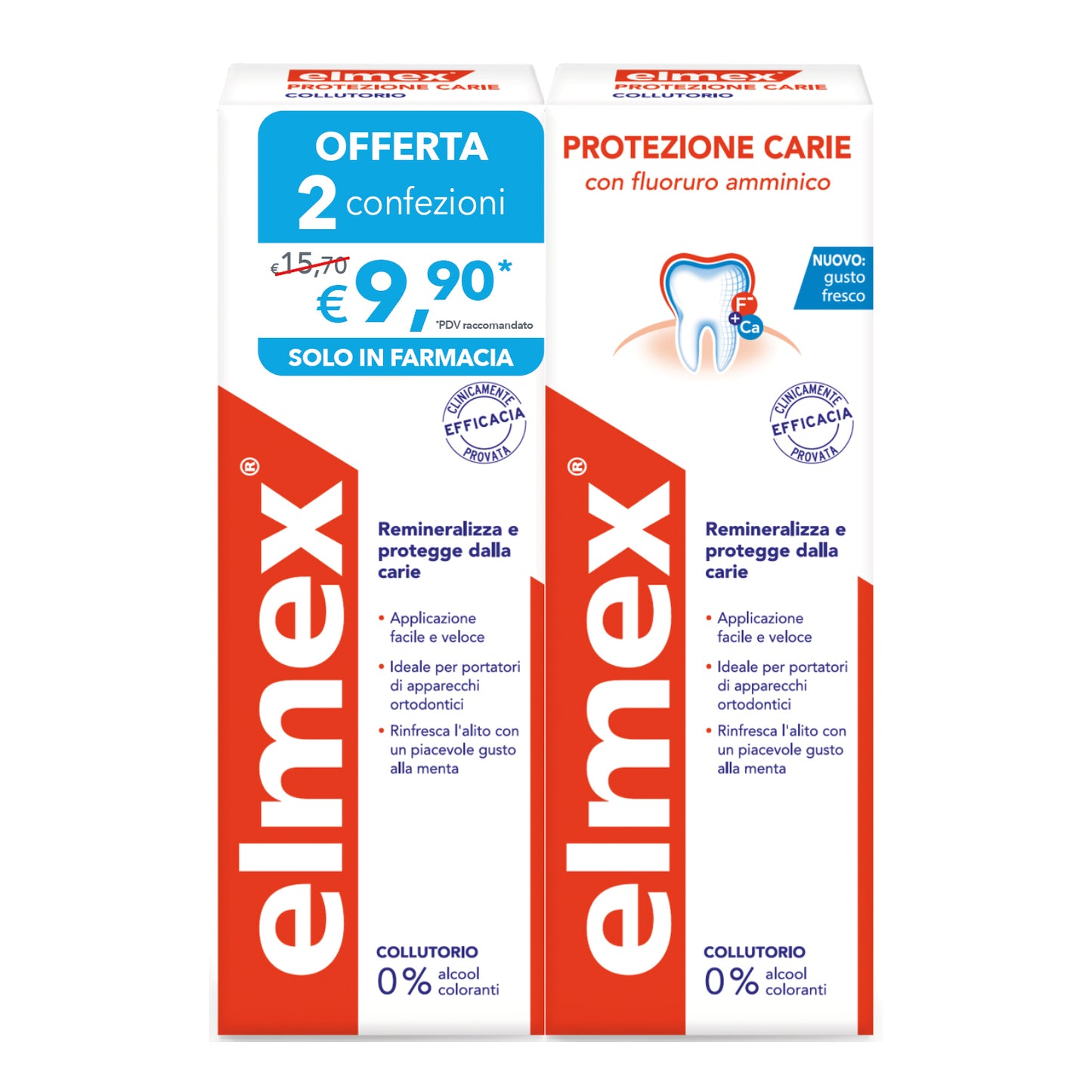 ELMEX CARIE MOUTHWASH 2X400ML