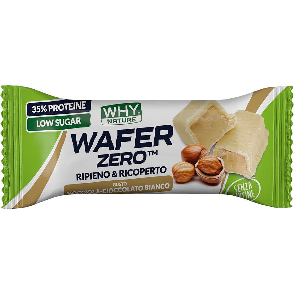 Why Nature Wafer Zero Nocciola-Cioccolato Bianco 35g