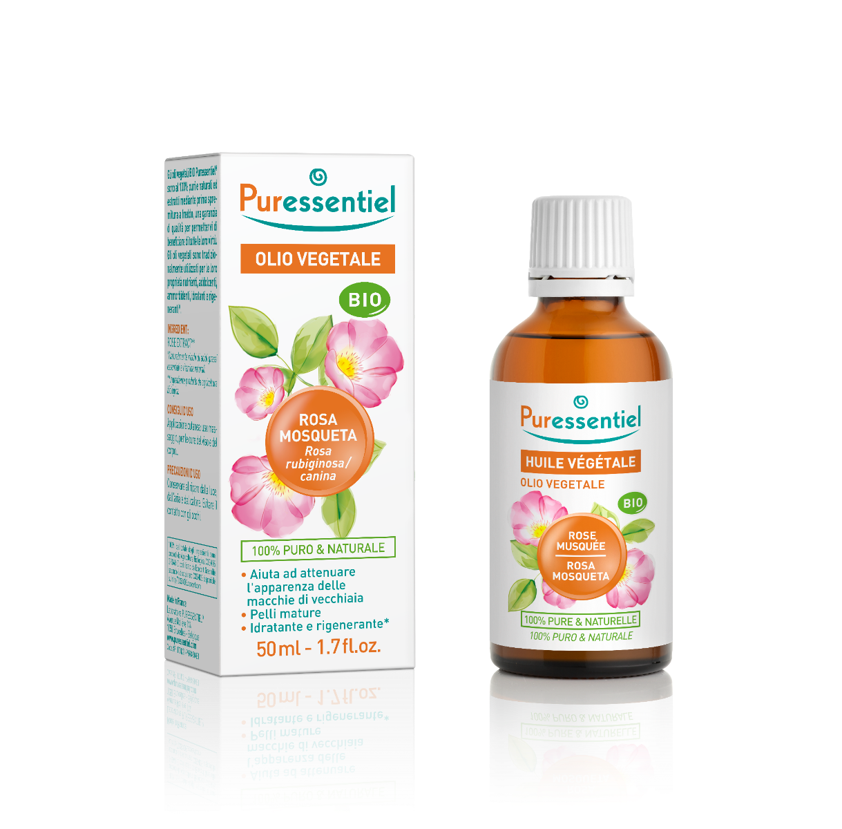 Puressentiel Olio Vegetale Bio Rosa Mosqueta 50ml