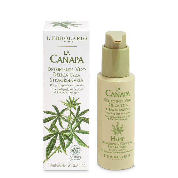 L'Erbolario Gel Detergente Viso Delicatezza Straordinaria La Canapa 100ml