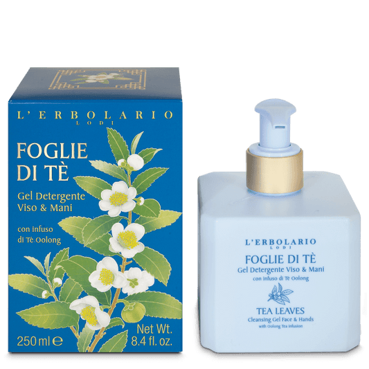 L'Erbolario Gel Detergente Viso & Mani Foglie di TÈ 250ml