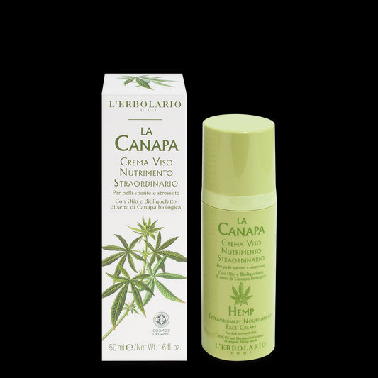 L'Erbolario Crema Viso Nutrimento Straordinario La Canapa 50ml