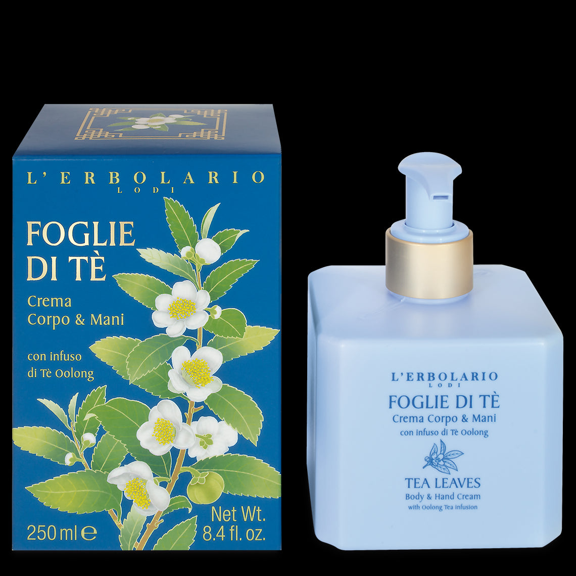 L'Erbolario Crema Corpo & Mani Foglie Di TÈ 250ml