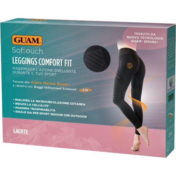 Guam Softouch Leggings Comfort Fit S/M 42-44 1 Pezzo Nero