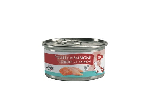 Marpet Chef Pollo E Salmone Cibo Umido Per Gatti Adulti Lattina 80g