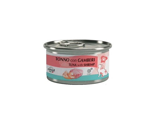 Marpet Chef Tonno Con Gamberi Cibo Umido Per Gatti Adulti Lattina 80g