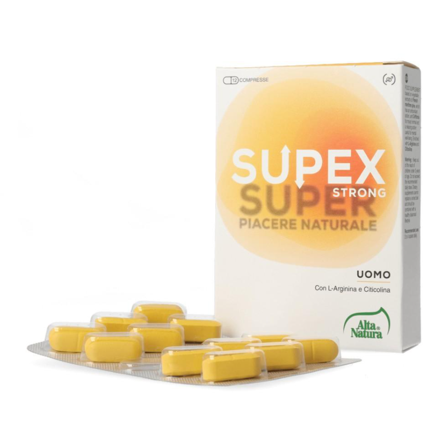 SUPEX STRONG UOMO 12 COMPRESSE