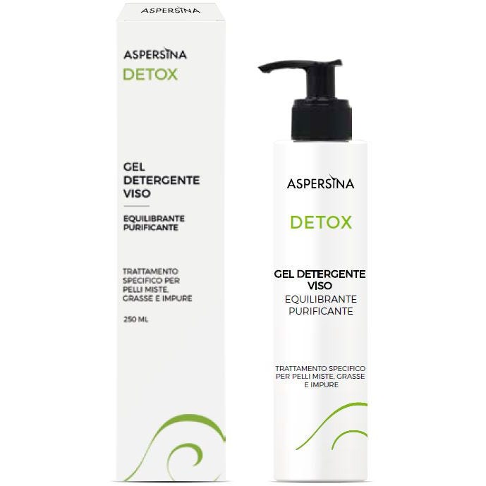 Aspersina Detox Gel Detergente Viso Dermopurificante 250ml