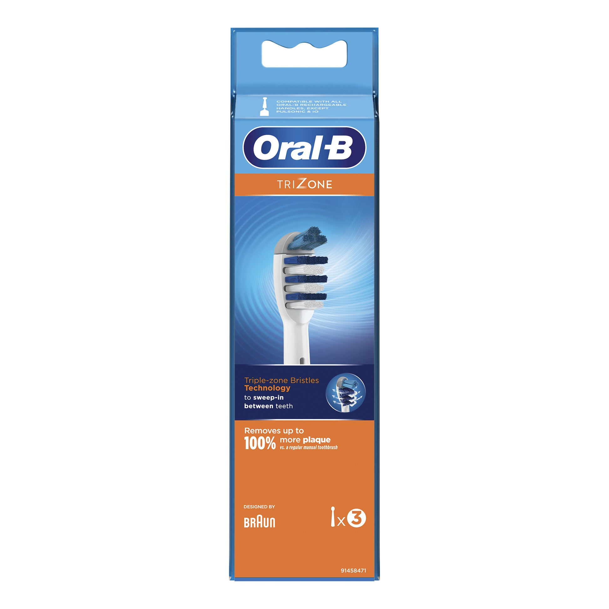 ORALB PW REFILL EB 30-3 TRIZONE