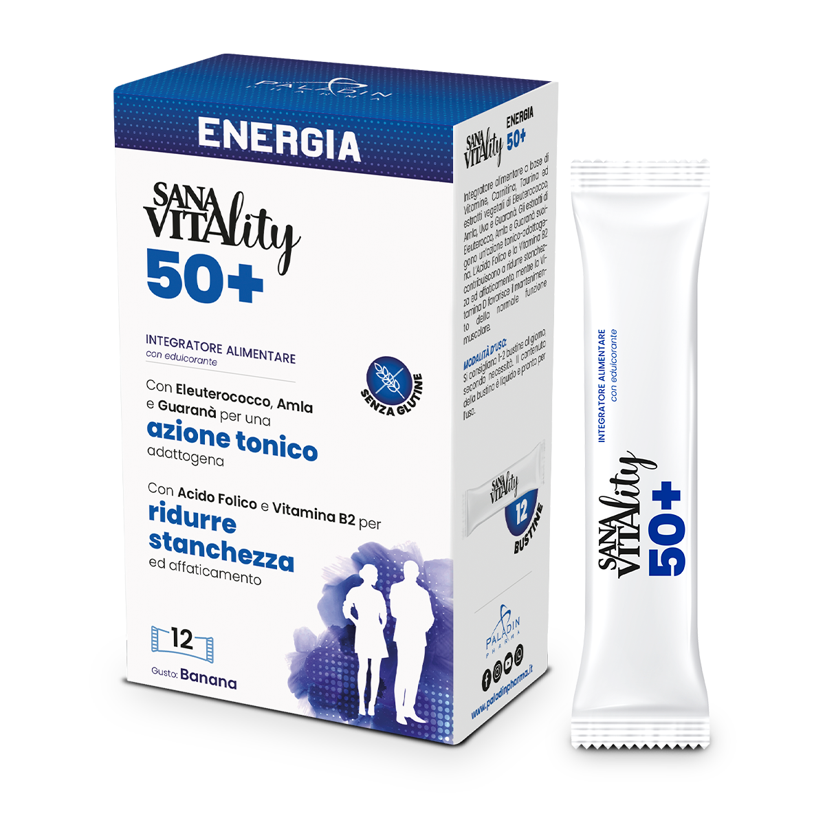 Sanavitality Energia 50+ 12 Stick Pack Liquidi