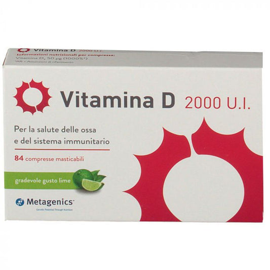 VITAMINA D 2000 UI 84 COMPRESSE METAGENICS