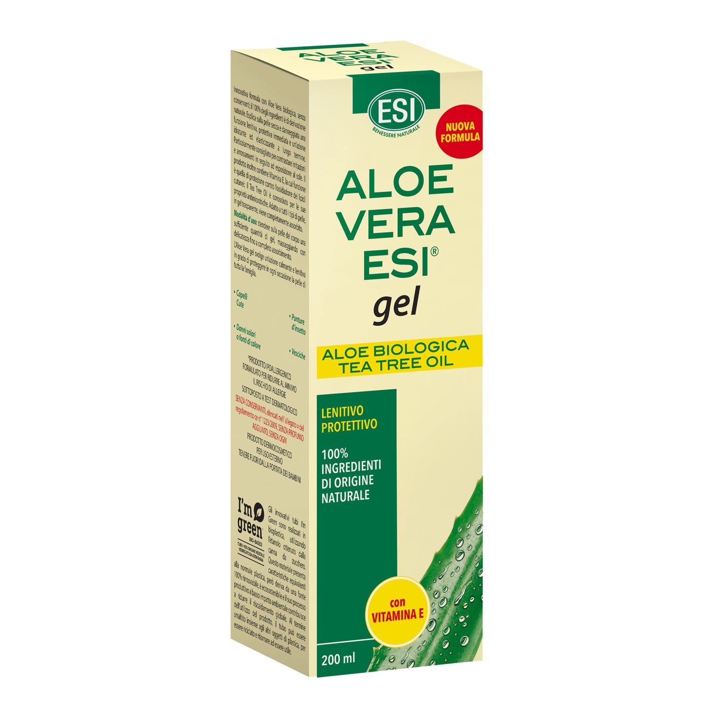 ESI ALOE VERA GEL VIT/TEA200ML