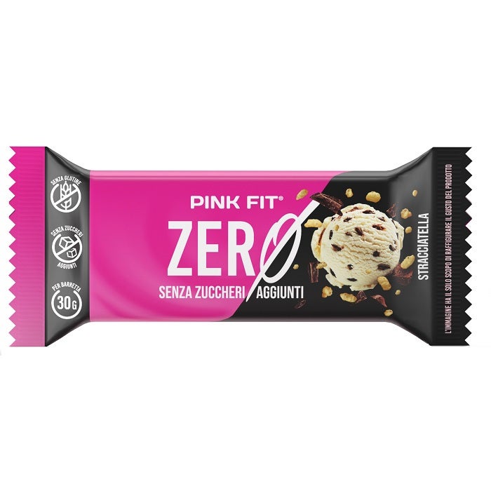 Pink Fit Zero Barretta Stracciatella 30g