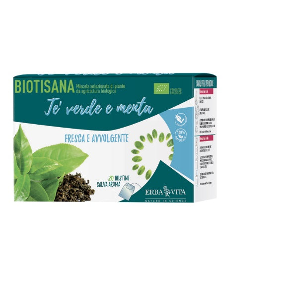 BIOTISANA TE VERDE E MENTA 20 BUSTINE