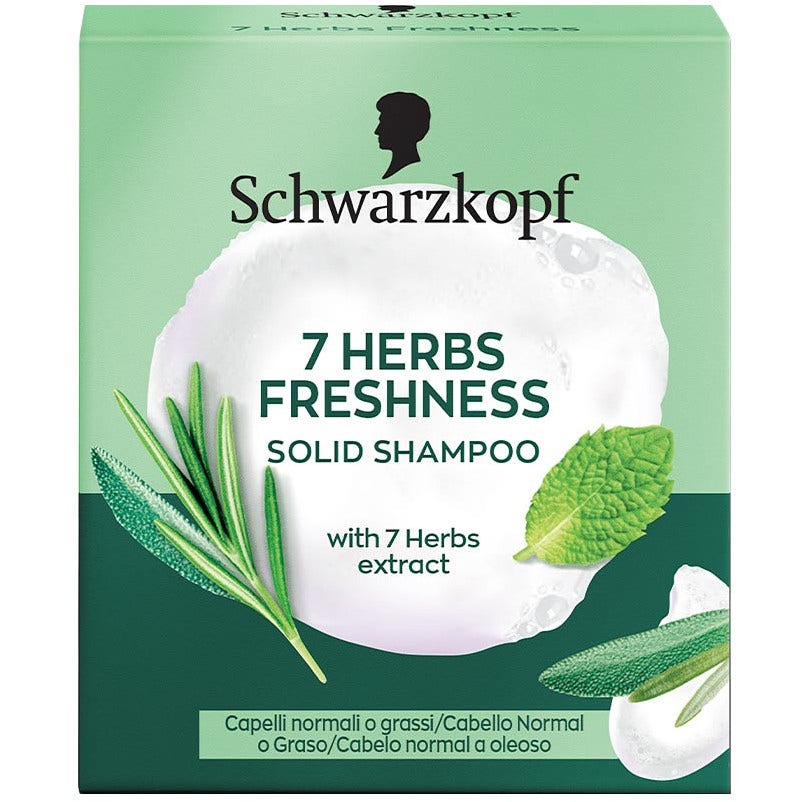 Schwarzkopf Shampoo Solido 7 Erbe 60g