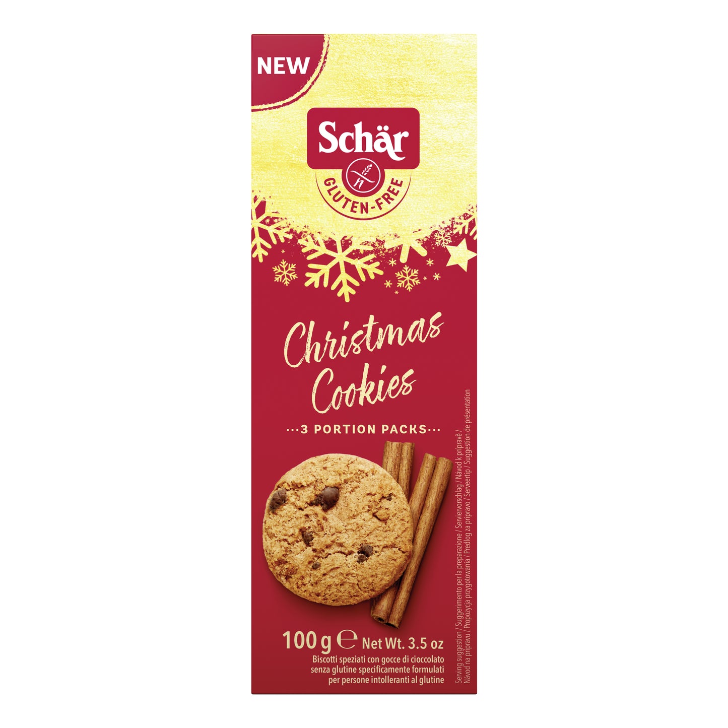 SCHAR CHRISTMAS COOKIES 100 GRAMMI