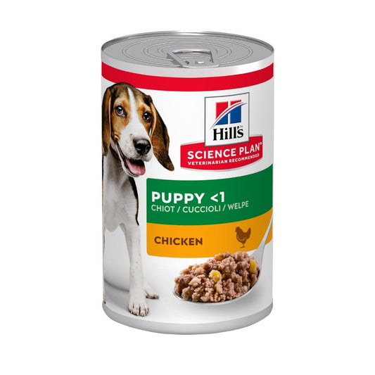 Hill's Science Plan Puppy Bocconcini Pollo Per Cani Cuccioli Lattina 370g