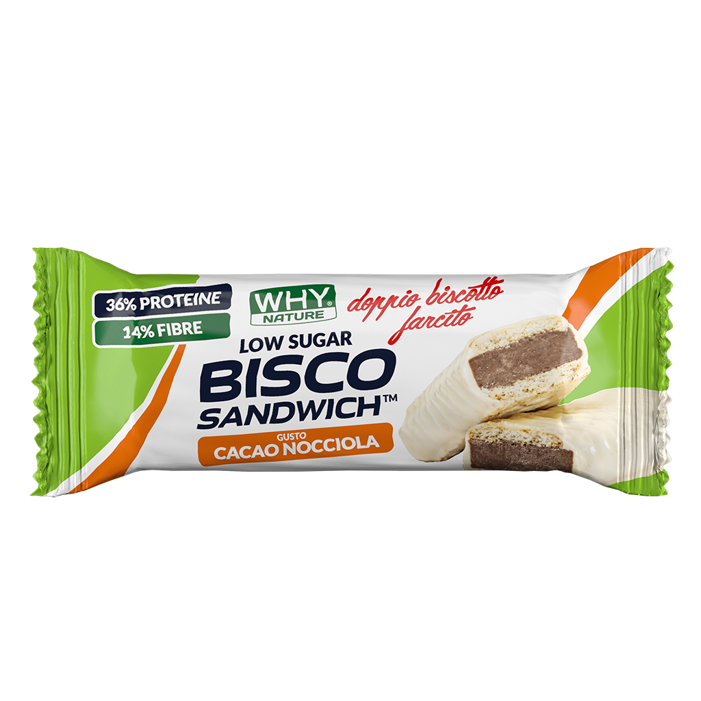 Why Nature Bisco Sandwich Cacao Nocciola 45g