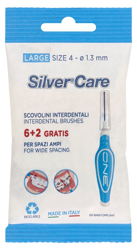 Silvercare Scovolino Interdentale Large 8 Pezzi