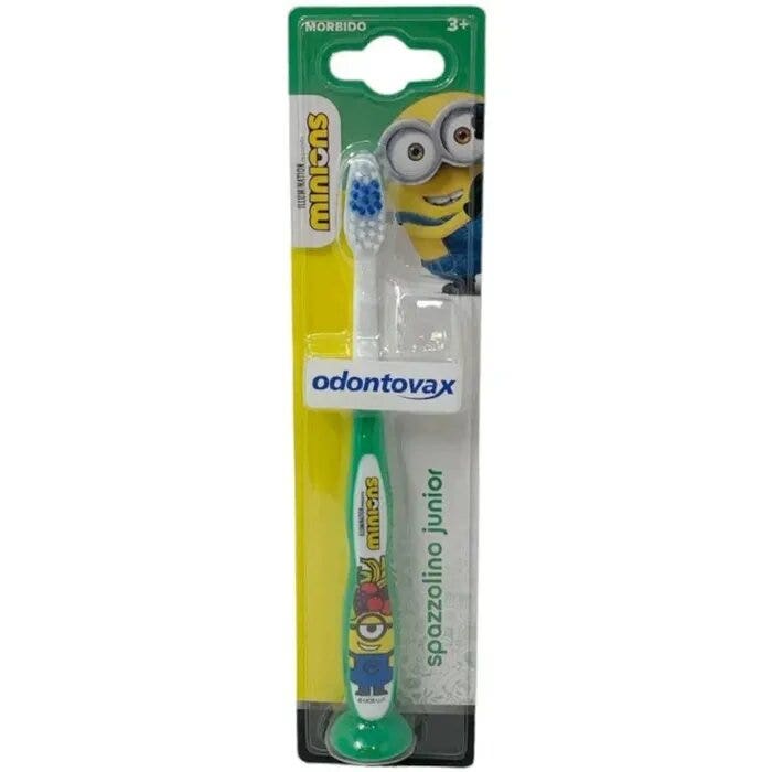 Odontovax Spazzolino Junior 3+ Anni Verde Minions 1 Pezzo