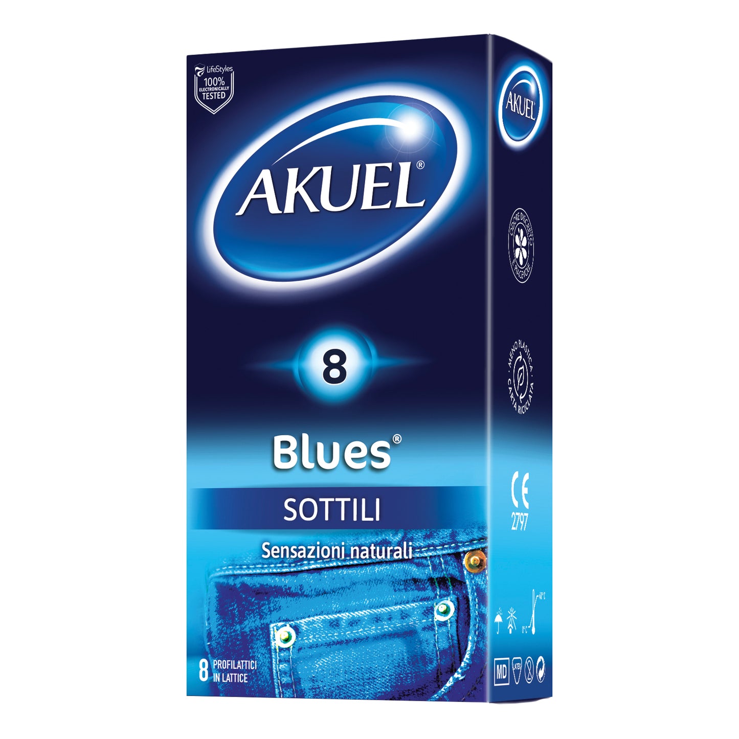 AKUEL Blues Sottili  8pz
