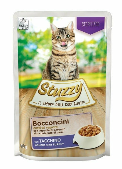 Stuzzy Sterilized Bocconcini Con Tacchino Gatti Adulti Bustina 85g