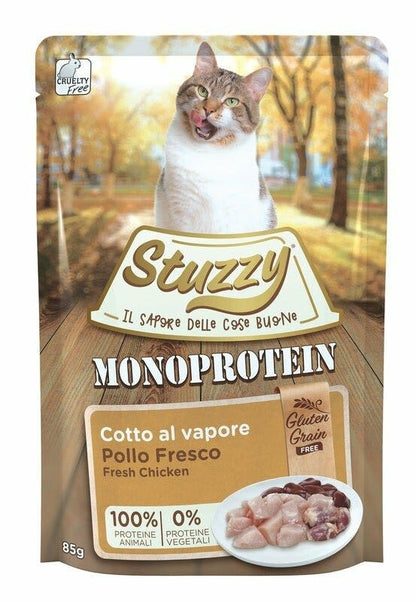 Stuzzy Monoprotein Bocconcini Con Pollo Per Gatti Adulti Bustina 85g