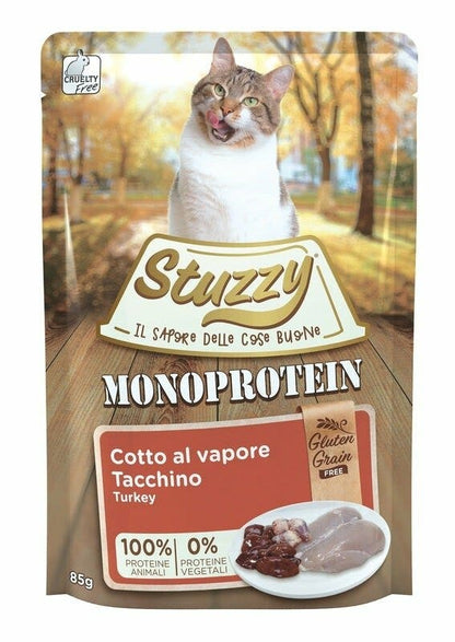 Stuzzy Monoprotein Bocconcini Con Tacchino Per Gatti Adulti Bustina 85g