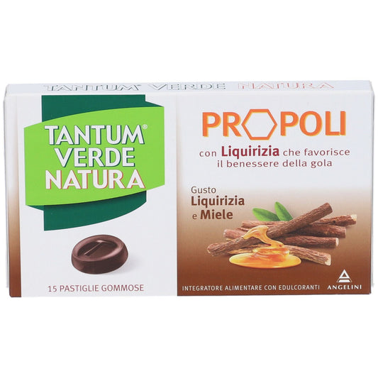 Tantum Verde Natura Propoli Liquirizia 15 Pastiglie Gommose