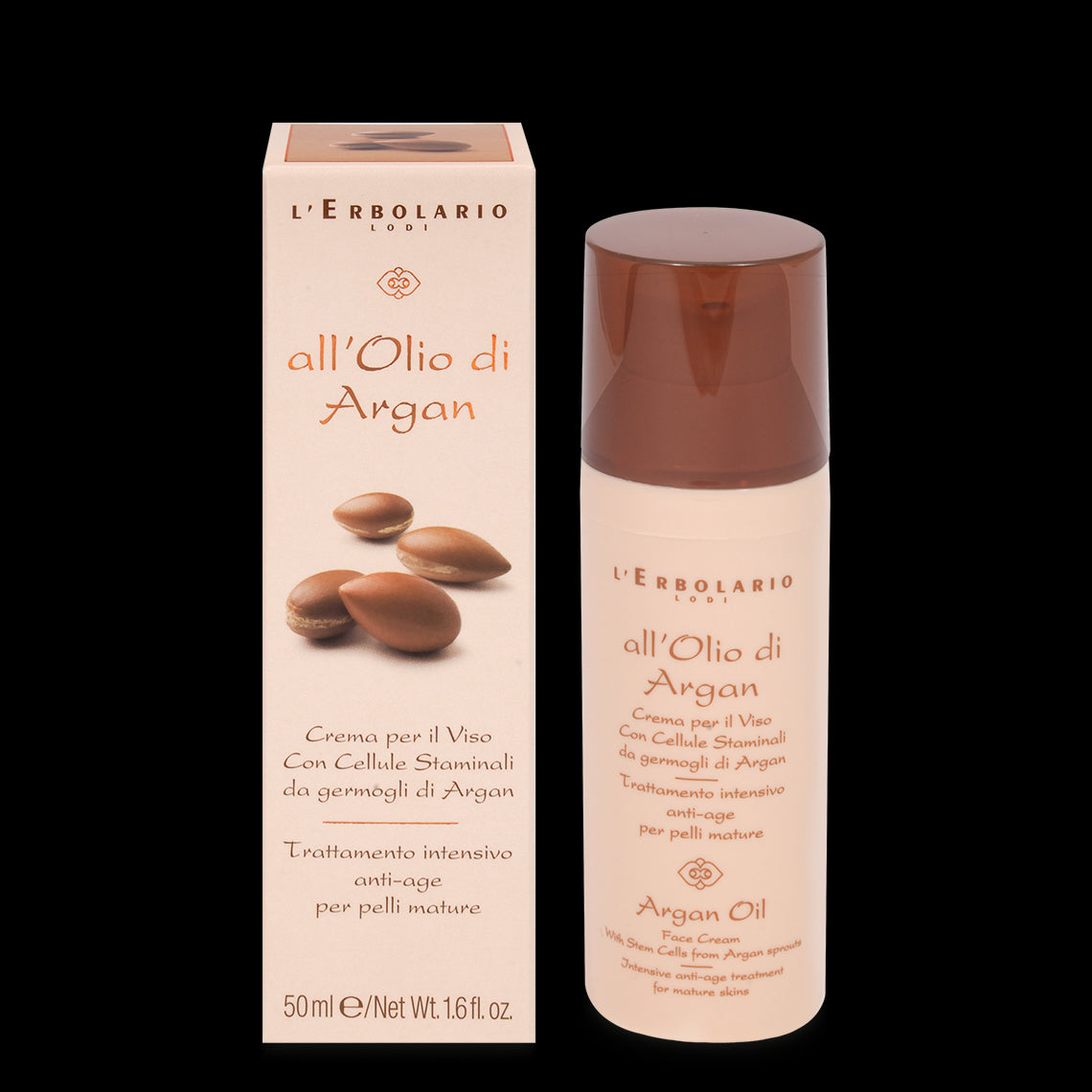 L'Erbolario Crema Viso Anti-Age All'Olio Di Argan 50ml