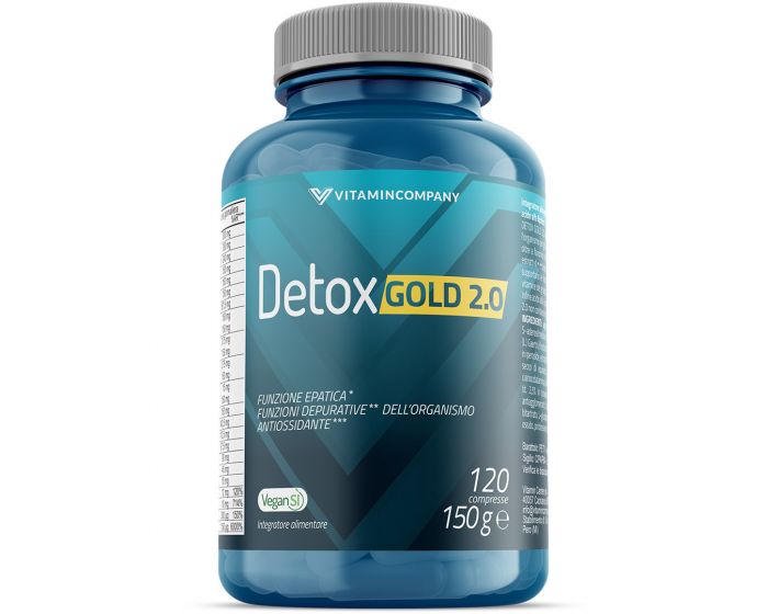 Vitamincompany Detox Gold 2.0 120 Compresse