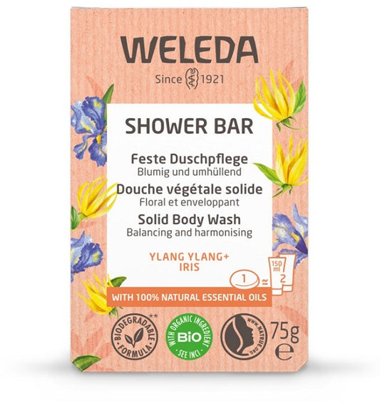 Weleda Shower Bar Saponetta Bagno Doccia Allo Ylang Ylang E Iris 75g