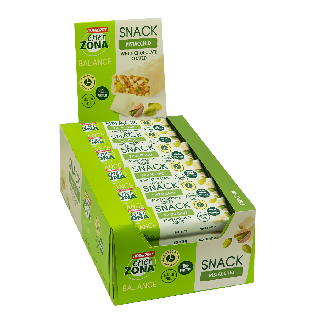 Enerzona Snack Pistacchio 30 Barrette Da 33g