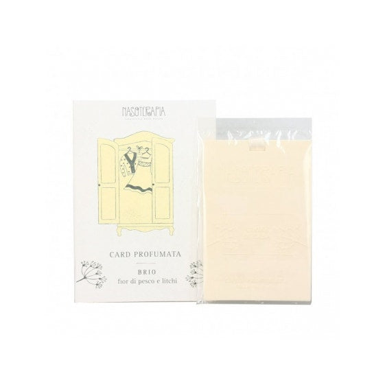 Nasoterapia Card Profumata Singola Brio Fior Di Pesco E Litchi