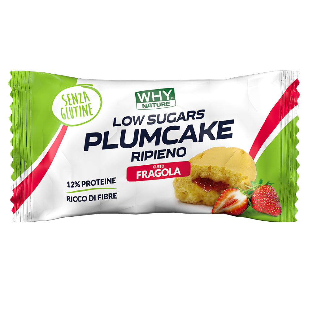 Whynature Plumcake Ripieno Fragola 50g