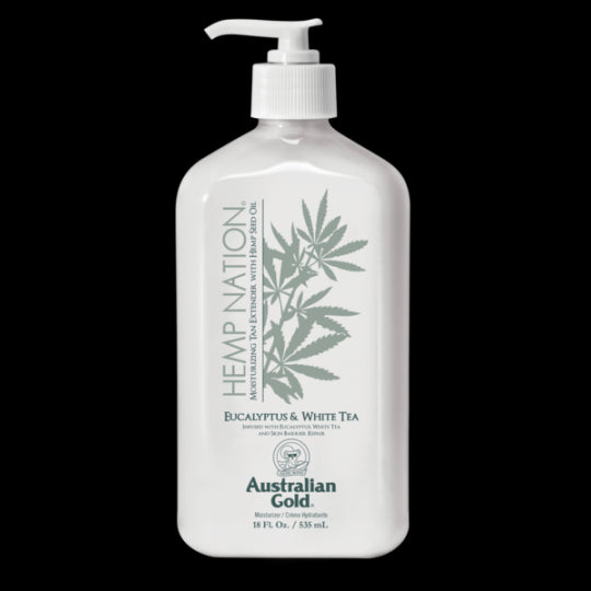 Australian Gold Hemp Nation Idratante Prolungatore Di Abbronzatura Eucalipto E The Bianco 535ml