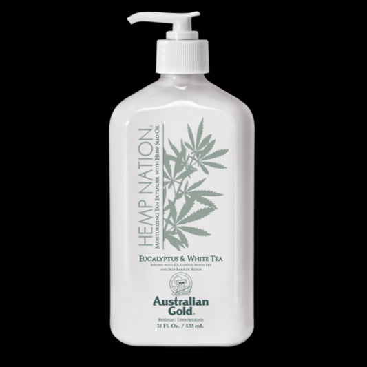 Australian Gold Hemp Nation Idratante Prolungatore Di Abbronzatura Eucalipto E The Bianco 535ml