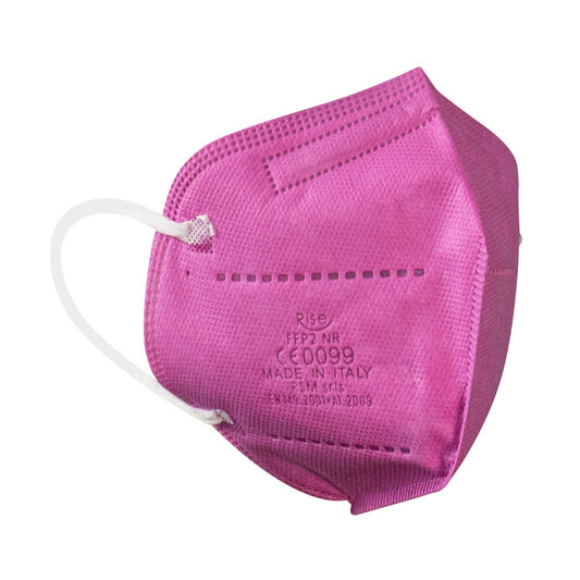 Mascherina FFP2 Rise Adulto Fucsia 1 Pezzo