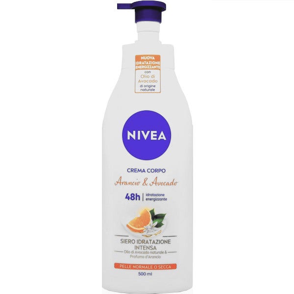 Nivea Body Crema Corpo Arancio E Olio Di Avocado 500ml