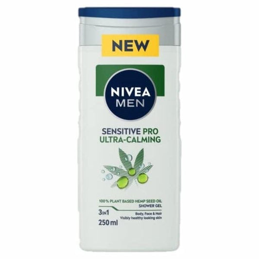 Nivea Men Sensitive Pro Calming Bagnoschiuma Corpo Viso Capelli 250ml