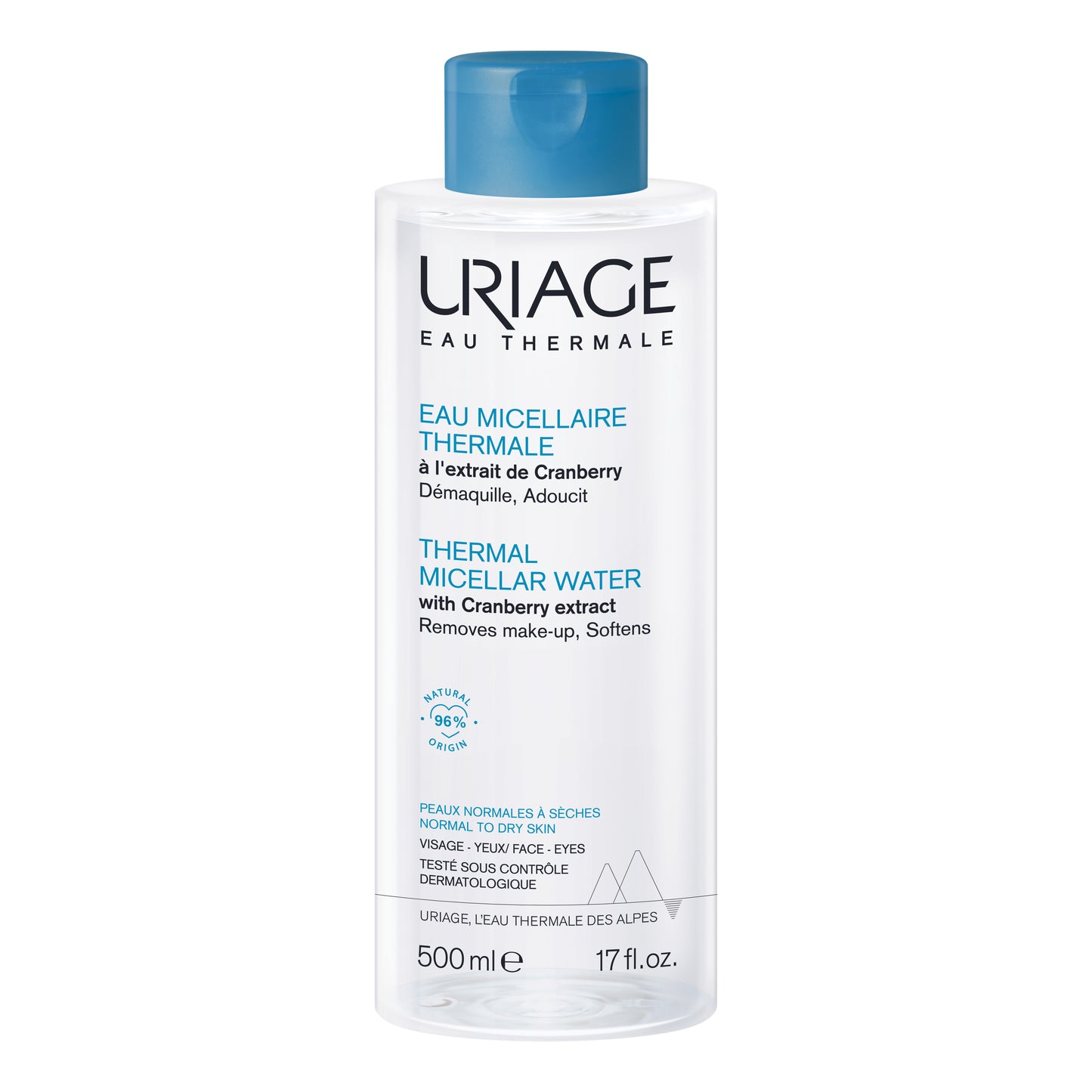 URIAGE EAU MICELLAIRE PNS 500ML