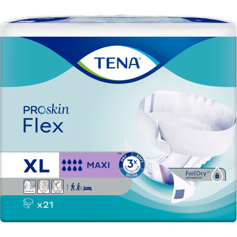 TENA FLEX Maxi Pann.Cintura XL 21pz