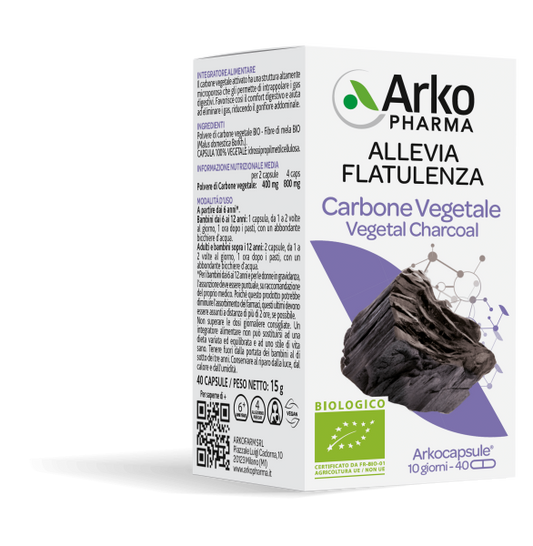 Carbone Vegetale 40 Capsule Bio