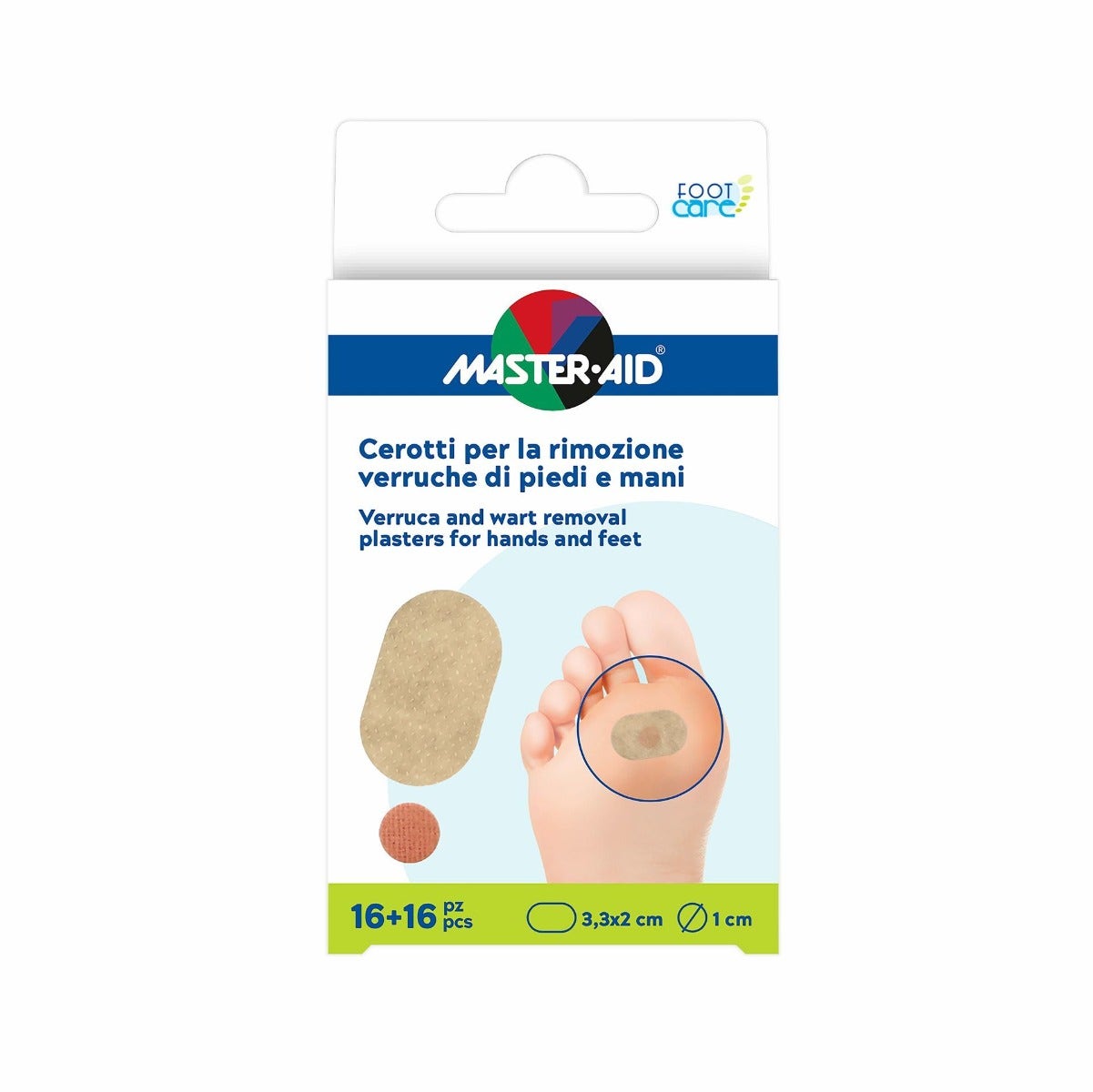 CEROTTO VERRUCHE PIEDI/MANI16P