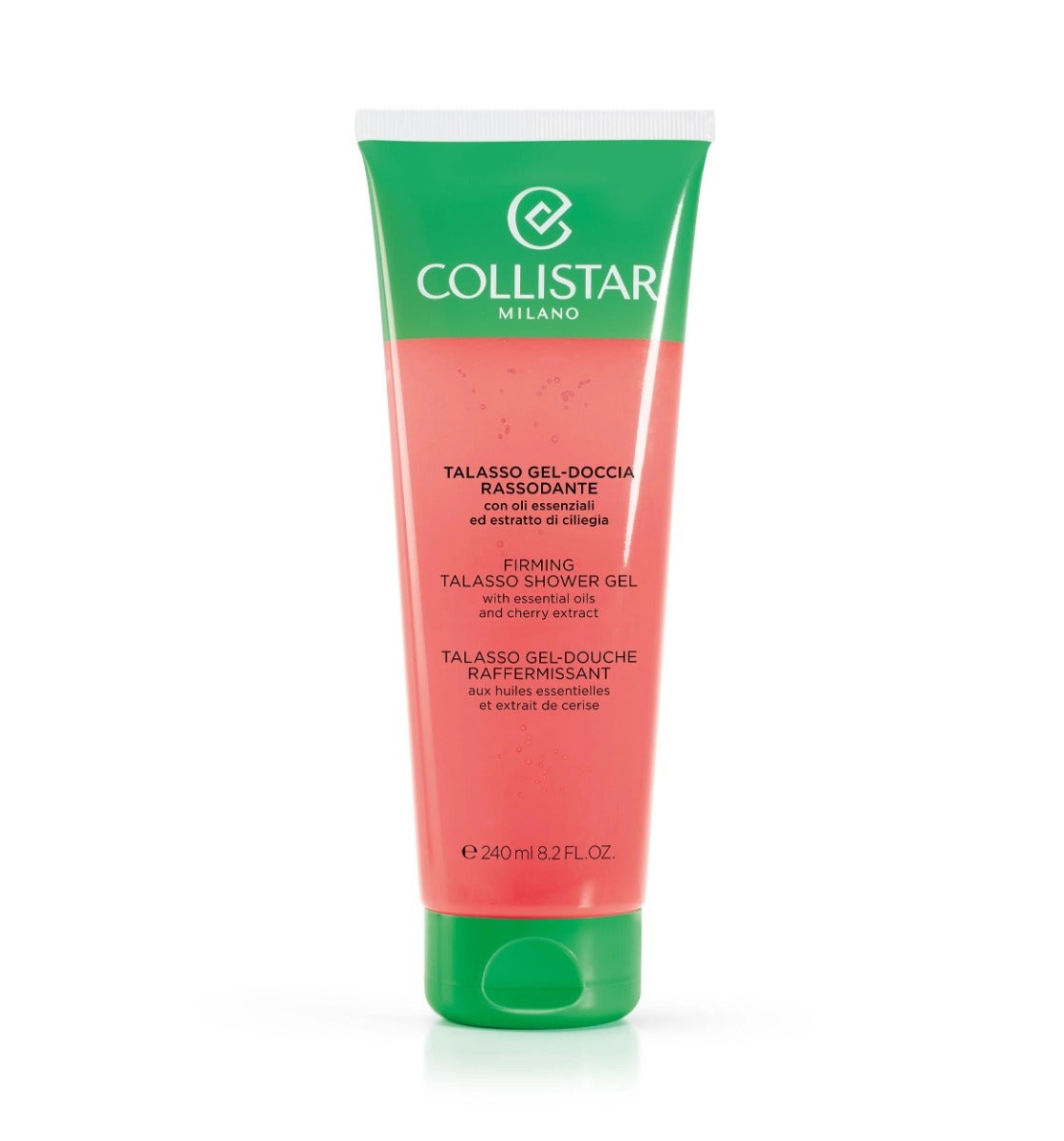 Collistar Talasso Gel Doccia Rassodante Con Oli Essenziali Ed Estratto Di Ciliegia 240ml