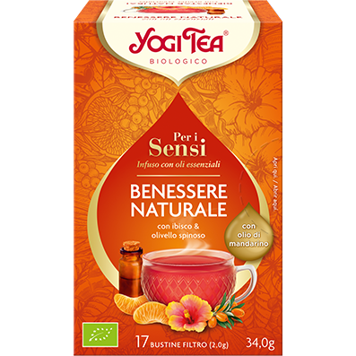 Yogi Tea Infuso Per I Sensi Benessere Naturale 34g 17 Bustine